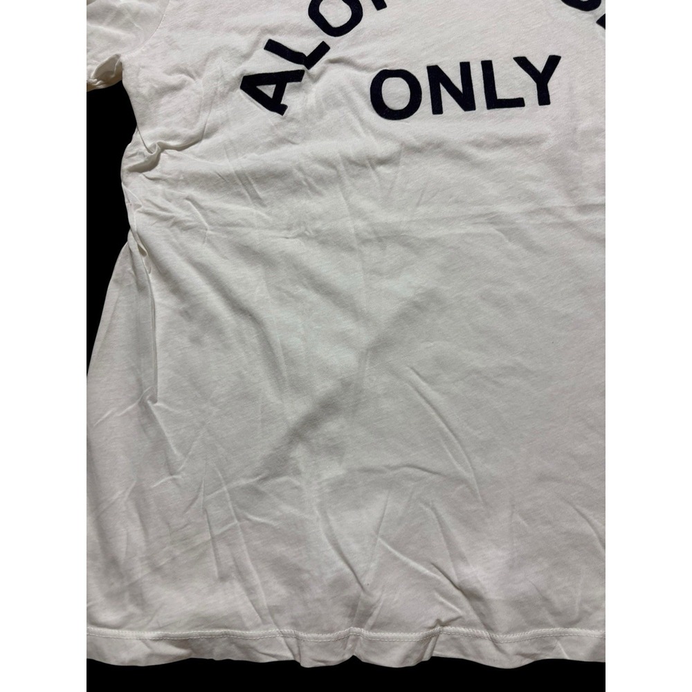 MIKOH "Aloha Vibes Only" White Tee Size 3 (L) Beach Boho 100% Cotton Graphic Tee - Picture 5 of 10